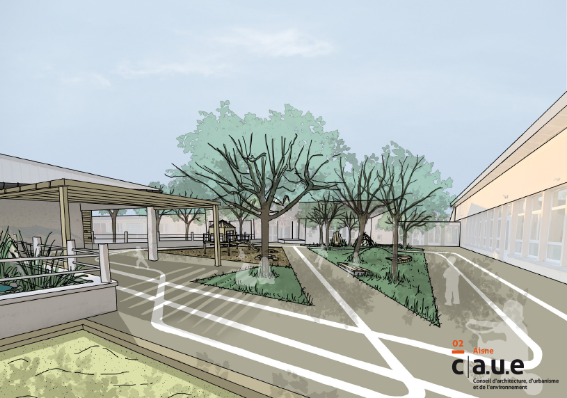 Vegetalisation de cours d'ecoles - Image 2